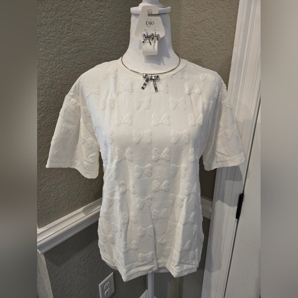 Disney Minnie Mouse Bow Top, Size Small